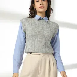 rio Women Cable Knit Regular Fit Sweater-picture-24