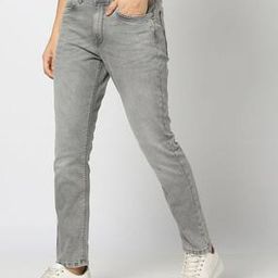 dnmx Men Heavily Washed Straight Jeans-picture-29