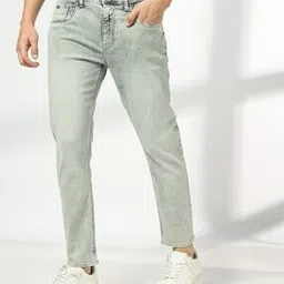 john players jeans Men Acid Washed Skinny Fit Ankle-Length Jeans-picture-28