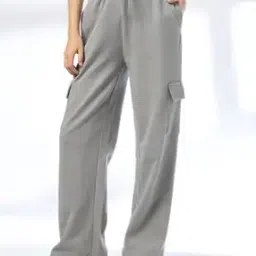 Women Mini Waffle Cargo Pants with Flap Pockets-image-86