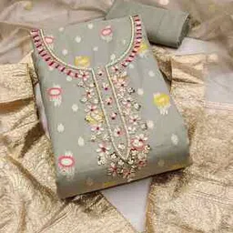 svaraa Women Embroidery Unstitched Dress Material-picture-16