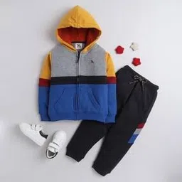 yellow apple Colourblock Hooded Tracksuit-picture-18