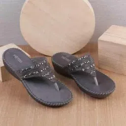 metro Women Regular Fit Embellished Thong-strap Sandals-picture-48