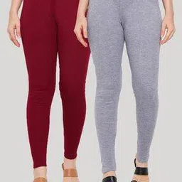 clora creation Pack of 2 Leggings with Elasticated Waist-picture-15