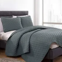 story@home 100 TC Double Bedcover with 2 Pillow Covers Set -picture-39