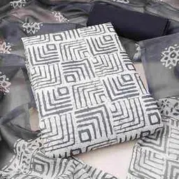 svaraa Women Geometric Print Unstitched Dress Material-picture-38