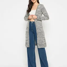 viazaa Women Self-design Shrug image 1