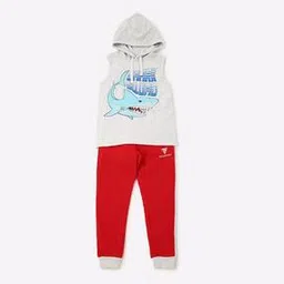 kb team spirit Graphic Print Hooded T-shirt with Joggers-picture-31