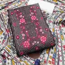 svaraa Women Embellished 3-Piece Unstitched Dress Material-picture-17