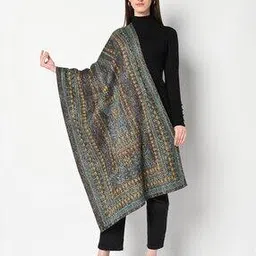 avaasa mix n' match Floral Print Winter Stole-picture-10