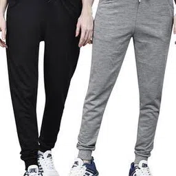 dywer Women Pack of 2 Fitted Joggers with Elasticated Drawstring Waist-picture-18