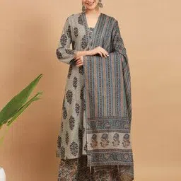 svaraa Women Cotton Floral Kurta Set-picture-22