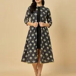 azira Women Floral Print Regular Fit Shrug-picture-23