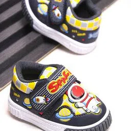 kats Boys Round-Toe Sneakers with Velcro Fastening-picture-17