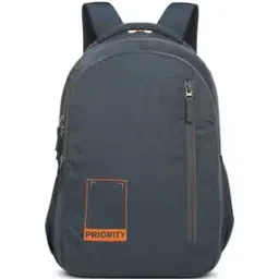 priority Typographic Print Backpack with Adjustable Strap-picture-36