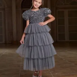 avsar trendz Girls Fit and Flare Dress image 1