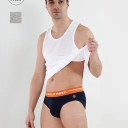 u.s. polo assn. Pack of 2 Logo Waistband Cotton Stretch IYAH Briefs-picture-12