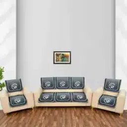 hargunz Floral Print 3-Seater & Single Seater Sofa Covers-picture-53