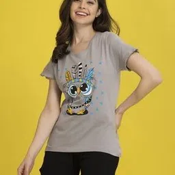 clovia Graphic Printed Nightwear Set-picture-20