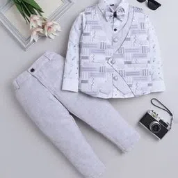 fourfolds Boys Abstract Suit Set-picture-17