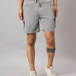 club york Men Regular Fit Shorts with Elasticated Drawstring Waist-picture-36