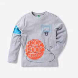 united colors of benetton Graphic Print Crew-Neck T-shirt image 1