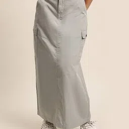 bene kleed Women Straight Skirt with Insert Pockets-picture-27