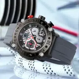 t5 H3983G-B Men Chronograph Watch with Tang Buckle-picture-40