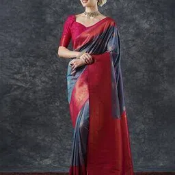 ri-wah Women Saree with Woven Motifs-picture-38