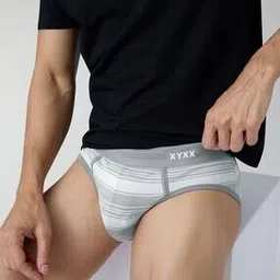 xyxx Striped Briefs with Elasticated Waistband-picture-43