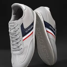 u.s. polo assn. Men Lace-Up Sneakers with Brand Print-picture-40