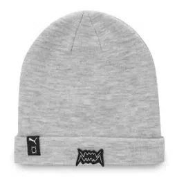 puma Heathered Beanie with Logo Print-picture-37