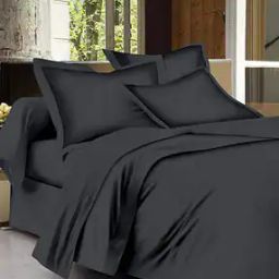 trance home linen 400 TC Fitted Queen-Size Bedsheet with Pillow Covers-picture-21