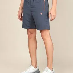 technosport Men Logo Print Slim Fit Knit Shorts with Elasticated Waistband-picture-14