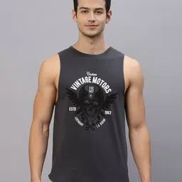 rigo Typographic Print Sleeveless Vest-picture-37