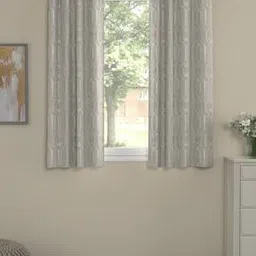 rosarahome Set of 2 Geometric Print Window Curtains-picture-40