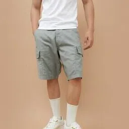 bossini Men Regular Fit Bermudas with Elasticated Waist-picture-49