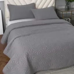 urban dream Quilted Double Bedcover with Pillow Covers-picture-12