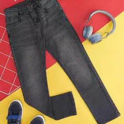 pantaloons junior Boys Mid-Washed Slim Fit Jeans  image 1