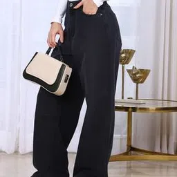 Shein Full Length Fixed Waist Mid Wash Jeans-image-36