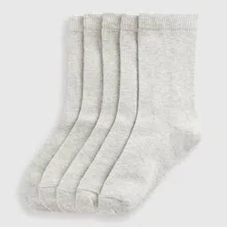 Boys Pack of 5 Heathered Socks-image-23