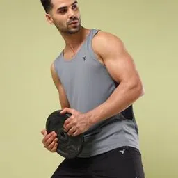 technosport Men Graphic Regular Fit Vest with Round Neck-picture-33