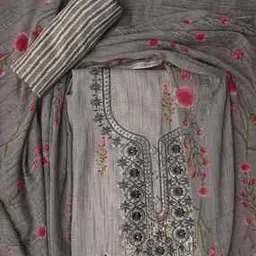 jaipur kurti Women Embroidered 3-Piece Unstitched Dress Material-picture-27