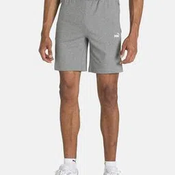 puma Brand Print Shorts with Elasticated Waist-picture-31