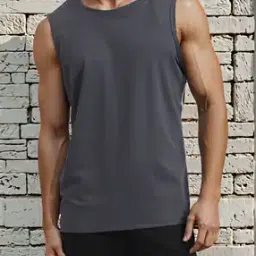 Shein Medium Length Sleeveless Colour-Blocked Tshirt-image-8