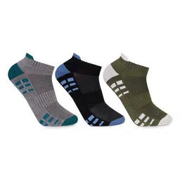bonjour Men Pack of 3 Knitted Ankle-Length Socks image 1