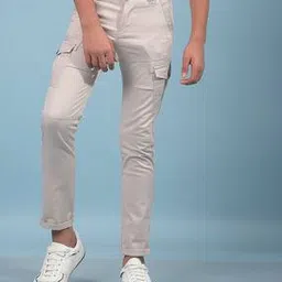 crimsoune club Boys Slim Fit Cargo Pants with Insert Pockets-picture-19