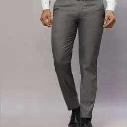 fashion world Men Slim Fit Trousers-picture-19