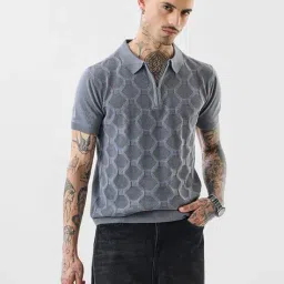 snitch Men Regular Fit Graphic Print T-Shirt image 1