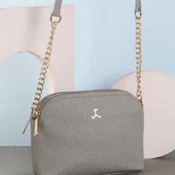 mochi Women Sling Bag with Brand-Plaque-picture-29